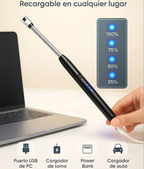 ✨Encendedor Chispero Eléctrico Flexible USB✨