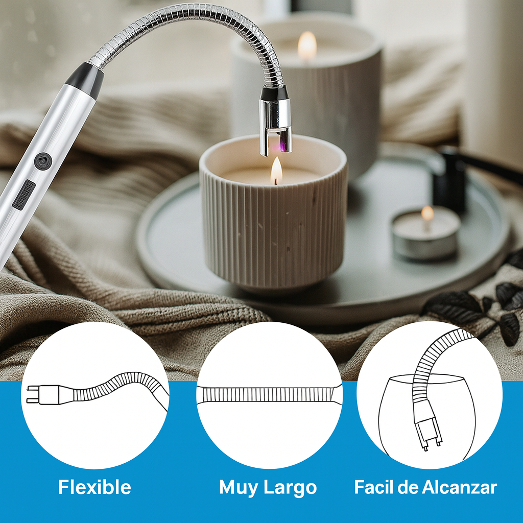 ✨Encendedor Chispero Eléctrico Flexible USB✨