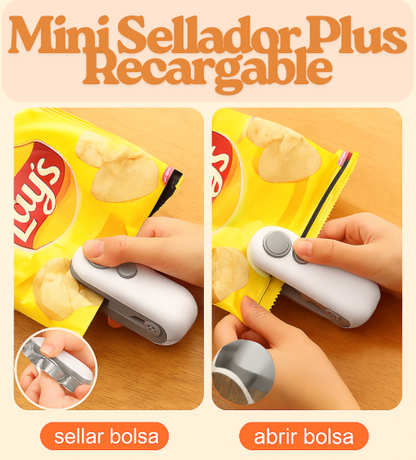 🏡💖 Mini Sella Plus Recargable — tu aliado perfecto en la cocina 🍳 sin pilas, ¡sella tus bolsas al instante! 💨 🔐 mantén tus alimentos frescos y bien sellados 🍞🥦 y evita derrames. 💖
