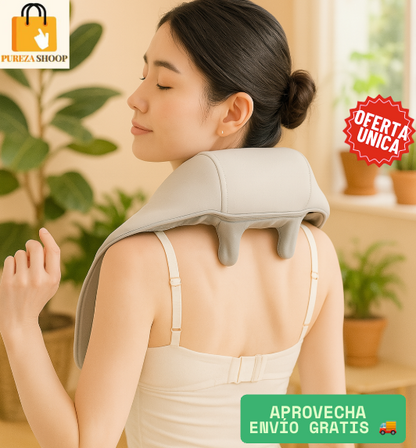 💆‍♀️🔥 Masajeador RelaxPro 360 — alivia cuello, hombros y espalda en minutos ⏱️✨ Disfruta un masaje profundo sin salir de casa 🏡💖